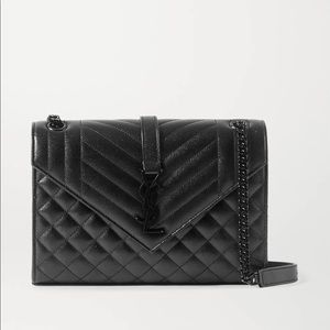 Saint Laurent Medium Monogram Quilted Shoulder Bag